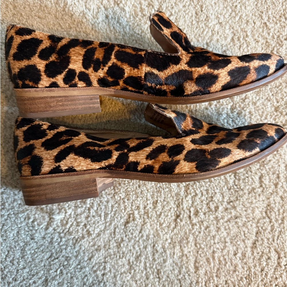 Madewell Leopard Print Women's Loafers - Haircalf Slip-On